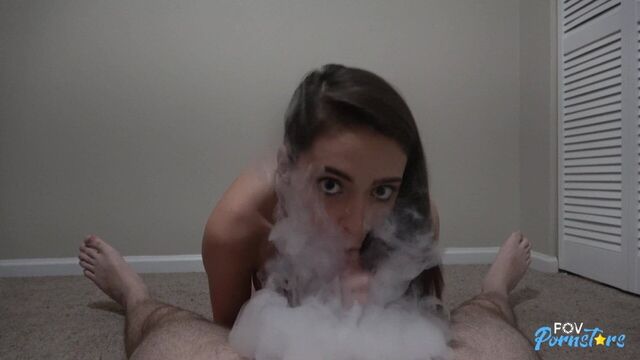 Ashly Anderson Smokes A Dick